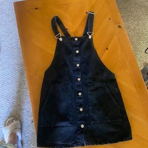 Zara black jean dress